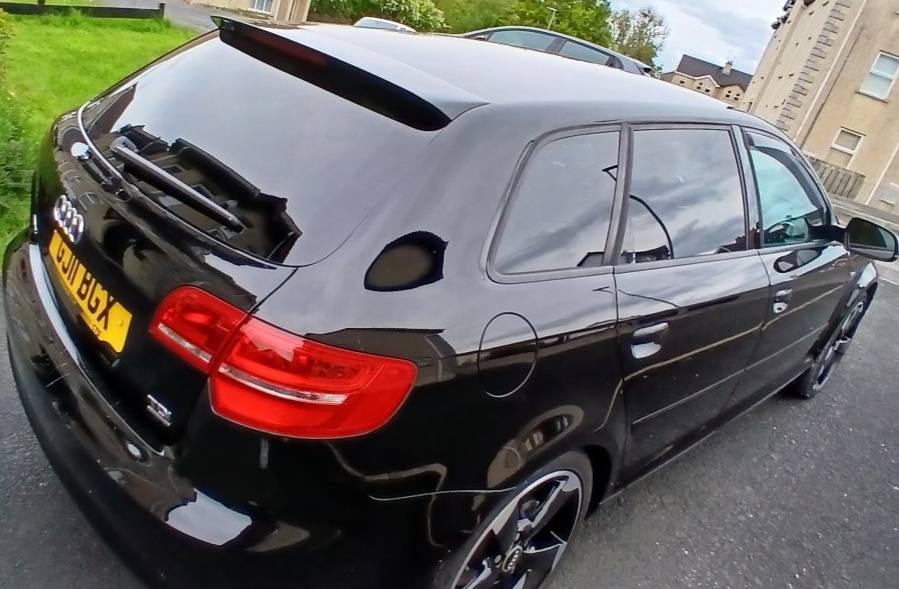 Rear quarter gloss detail after